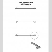 G2000 Harrier, nosič pre 1x rebrík pre PEUGEOT BOXER