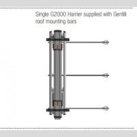 G2000 Harrier, nosič pre 1x rebrík pre MERCEDES SPRINTER W907 od 2018