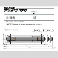 G2000 Harrier, nosič pre 1x rebrík pre IVECO DAILY od 2014